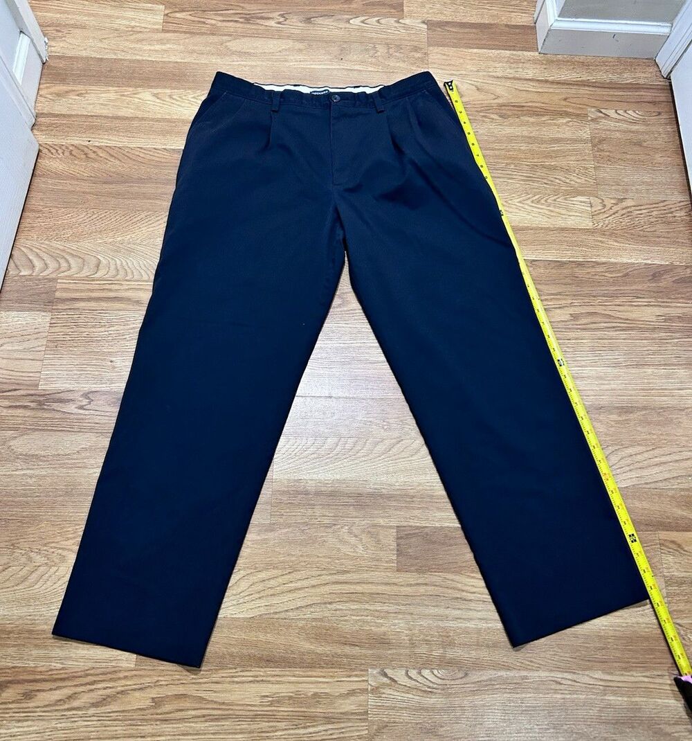 Dockers Men’s Dress Pants 36W Blue Classic Fit Straight Twill